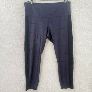 Under armour Compression High rise Ankle legging Logo all over Heatgear Size XL